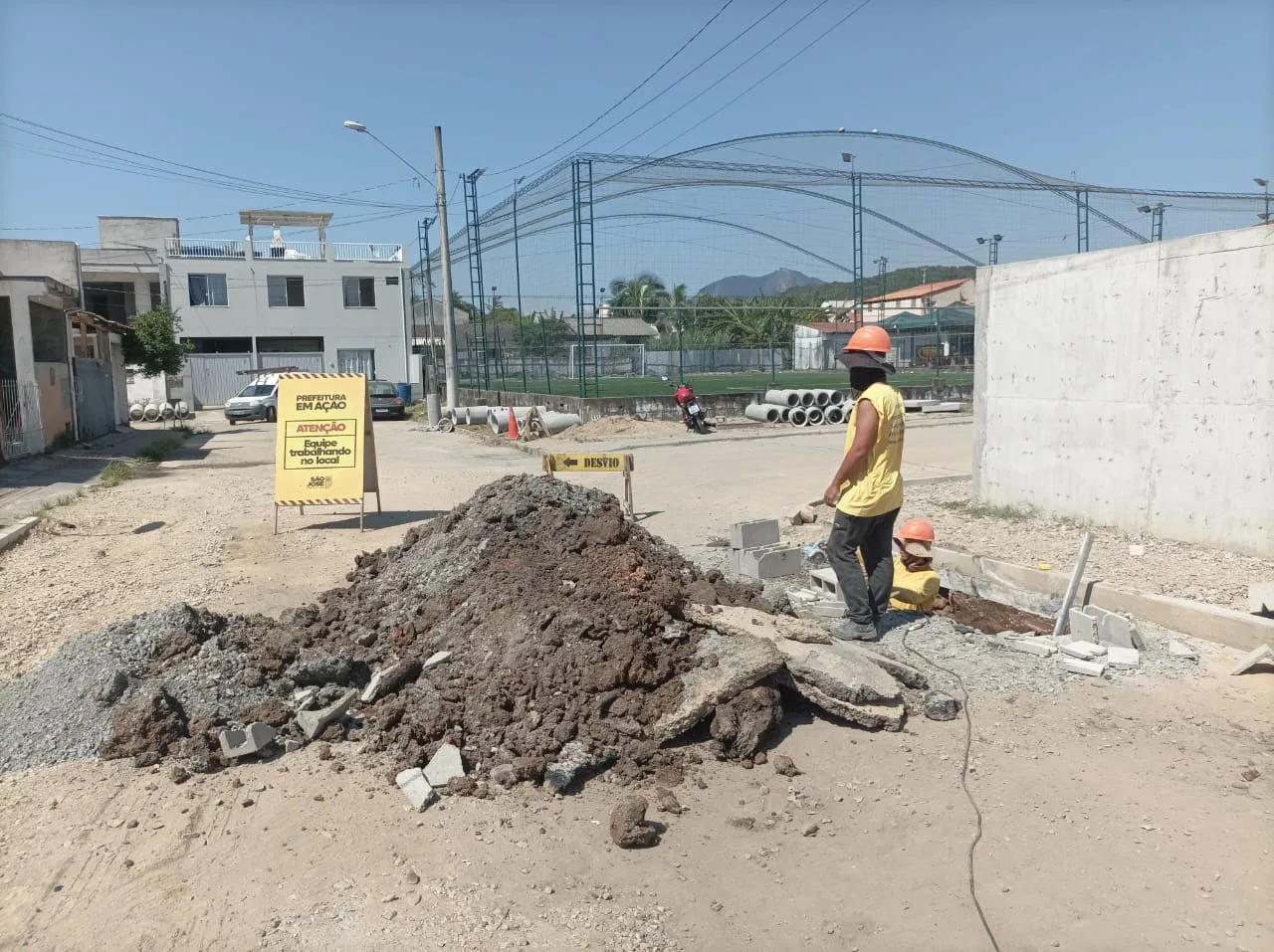 Prefeitura De São José Inicia Obras De Drenagem E Pavimentação De Ruas No Loteamento Lisboa 9140